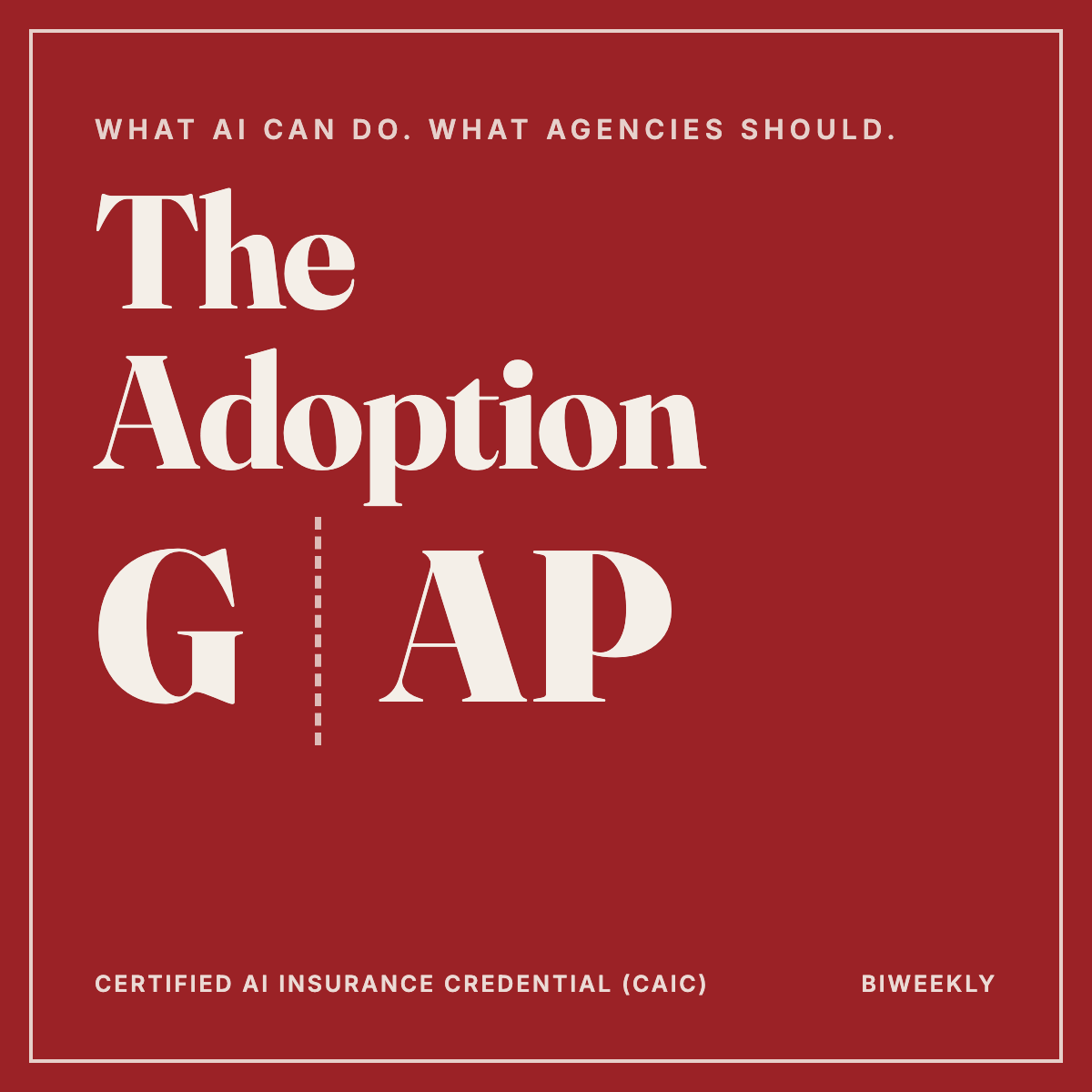 The Adoption Gap newsletter logo